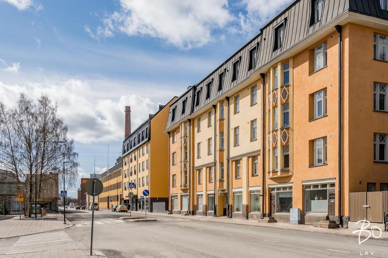 Riverside Lux With 2 Bedrooms, Car Park Garage And Sauna Turku Exterior foto